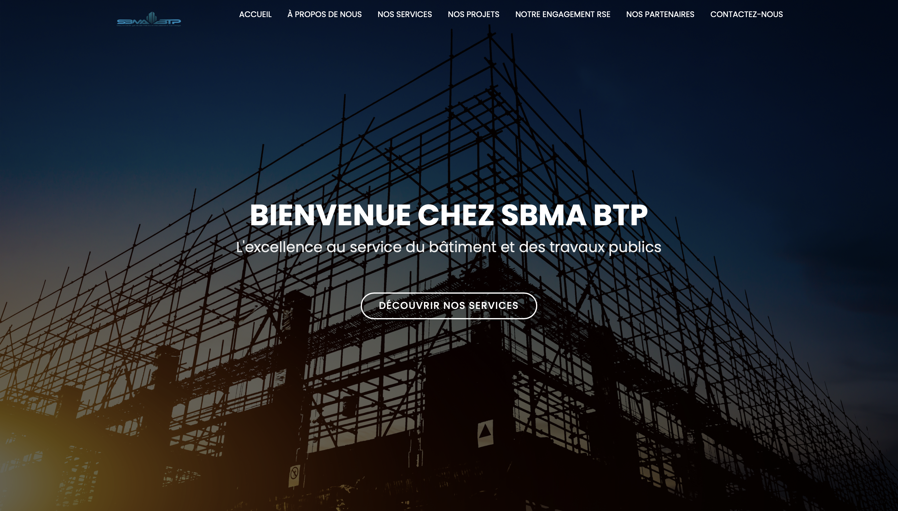 Site web BTP professionnel